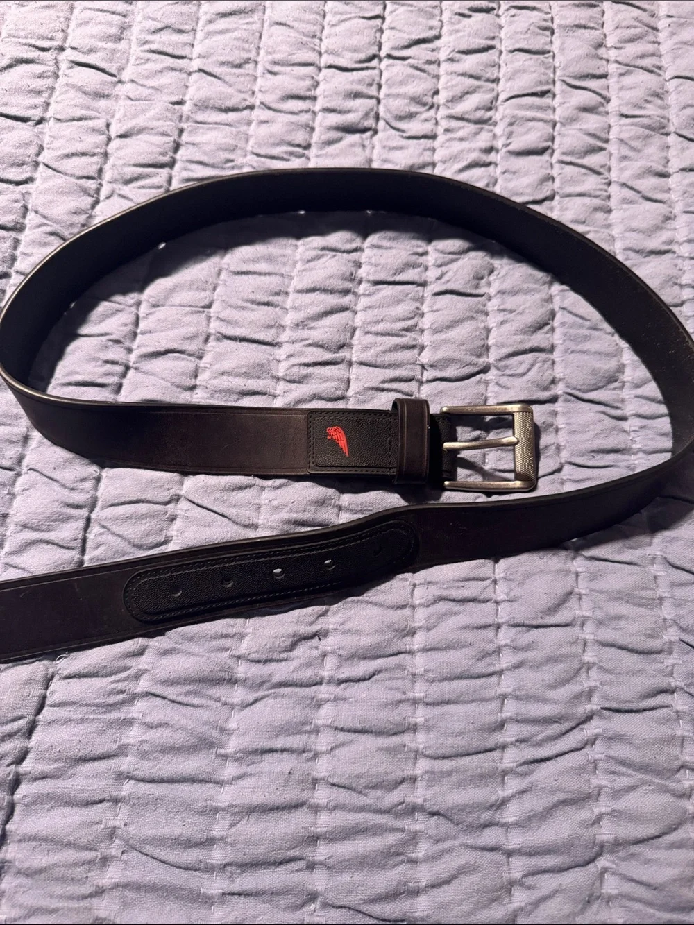Men's Red Wing Black Leather Belt Sz 38